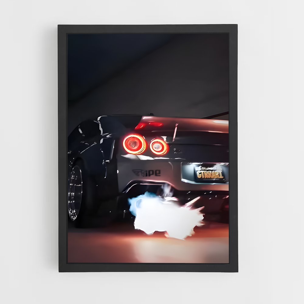 Poster raffiné R Gt-r – affiche Nissan (vue 2)